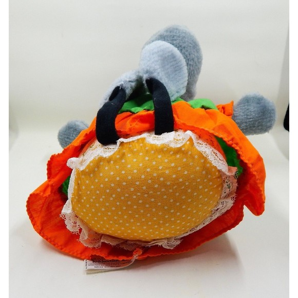 Knickerbocker Periwinkle Grey Mouse Shelf Sitter Plush Stuffed Animal 1978 - Picture 9 of 12